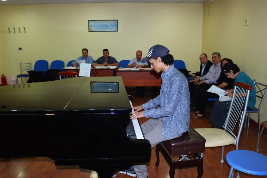 Test d'admission à la Faculté d’Éducation Musicale au sein de l'Université Al Baath
