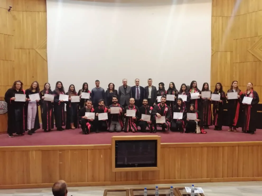 جامعة البعث تكرم 33 طالب وطالبة من خريجي كلية التربية الموسيقية