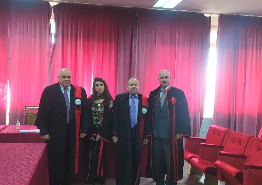 L'étudiante Razan Rajab a soutenu son mémoire de master en génie civil.