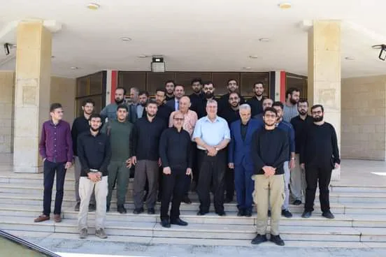 Une délégation des étudiants des universités iraniennes visite l'Université Al Baath